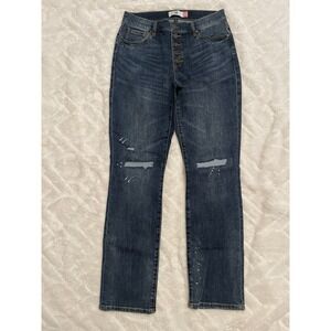 Cabi‎ Womens Button Fly Straight Jeans Size 6 #6068 NWOT